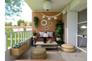Large Balcony (30–60 sq ft)