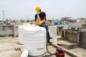 Overhead Water Tank Cleaning